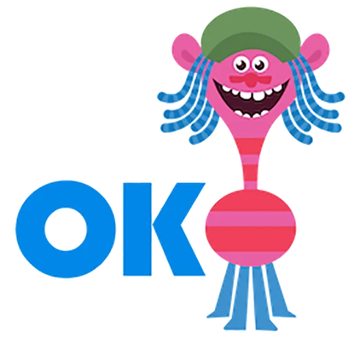 👍 Стикер «Trolls» для Telegram