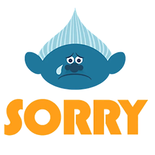 😥 Стикер «Trolls» для Telegram