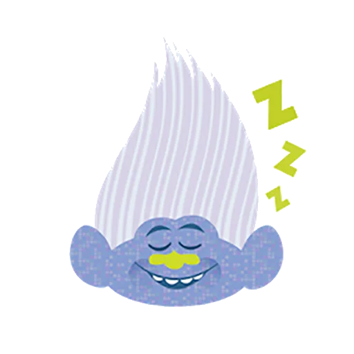 😴 Стикер «Trolls» для Telegram