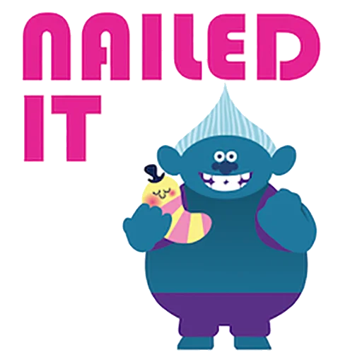 🐷 Стикер «Trolls» для Telegram