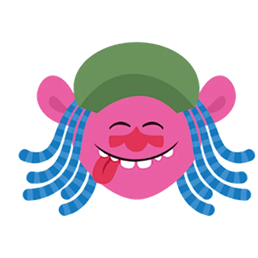 👧 Стикер «Trolls» для Telegram