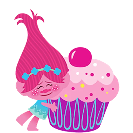🍰 Стикер «Trolls» для Telegram