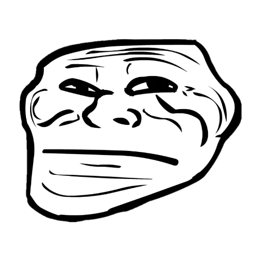 🫤 Стикер «Troll-World» для Telegram