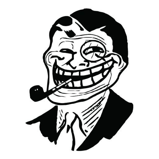 🧐 Стикер «Troll-World» для Telegram