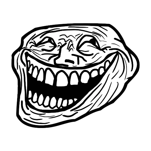 😁 Стикер «Troll-World» для Telegram