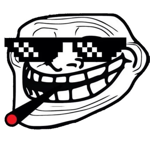 😎 Стикер «Troll-World» для Telegram
