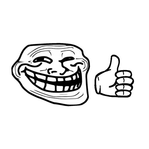 👍 Стикер «Troll-World» для Telegram