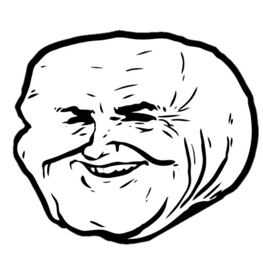 😐 Стикер «Troll-World» для Telegram