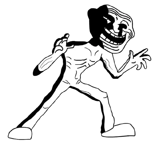 😡 Стикер «Troll-World» для Telegram