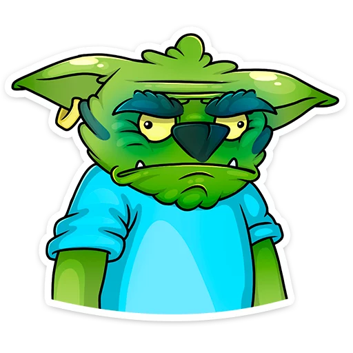 😐 Стикер «Троллян» для Telegram