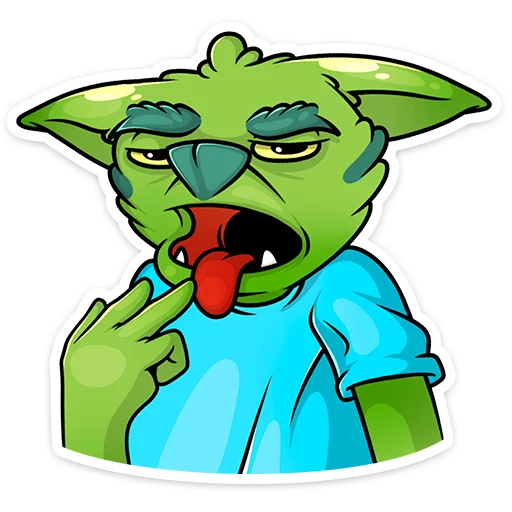 🤢 Стикер «Троллян» для Telegram