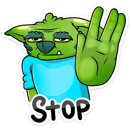 ✋️ Стикер «Троллян» для Telegram