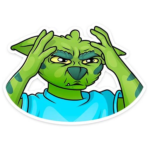 😑 Стикер «Троллян» для Telegram
