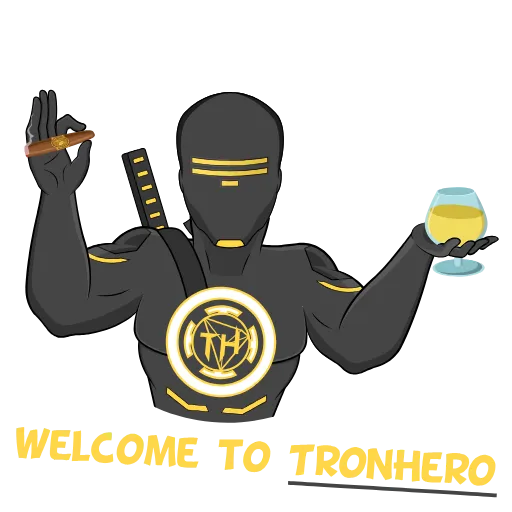💐 Стикер «TronHero Ecosystem» для Telegram