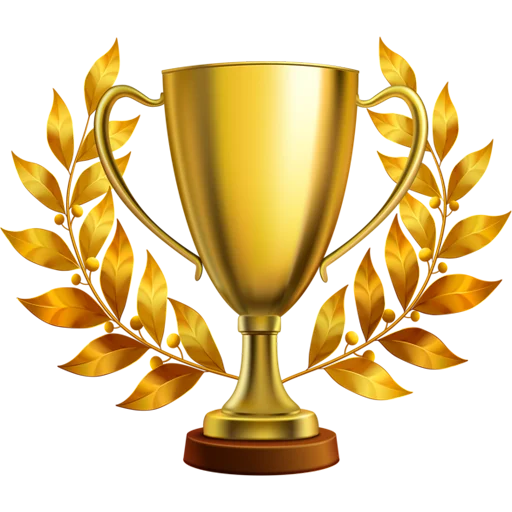 🏆 Стикер «Trophy Congrats» для Telegram