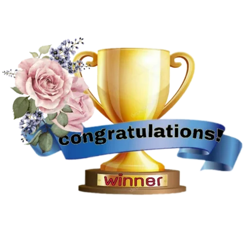 🏆 Стикер «Trophy Congrats» для Telegram