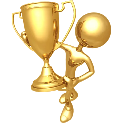 🏆 Стикер «Trophy Congrats» для Telegram