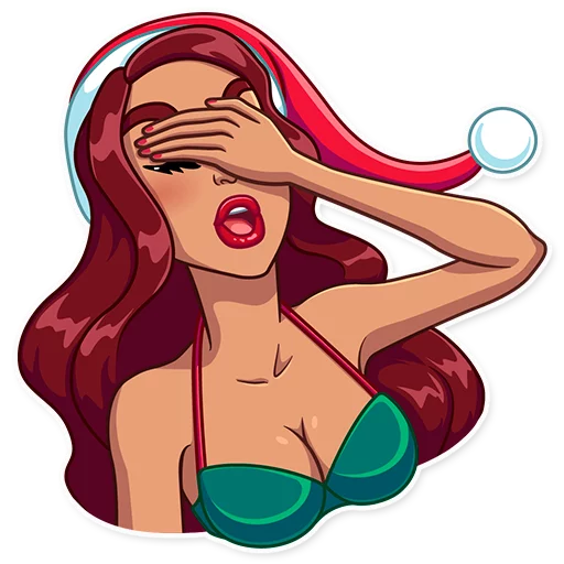 🤦‍♀️ Стикер «Tropical Holidays» для Telegram