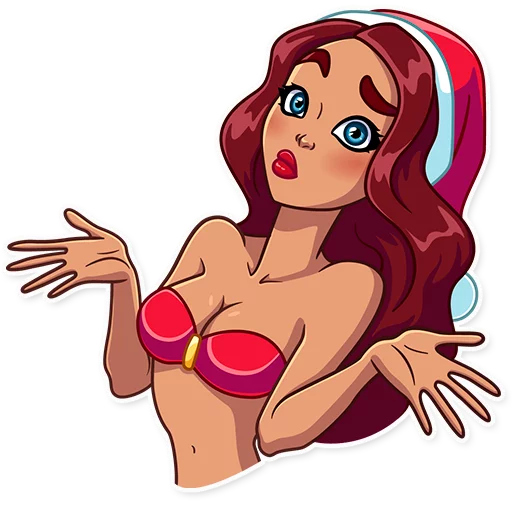🤷‍♀️ Стикер «Tropical Holidays» для Telegram