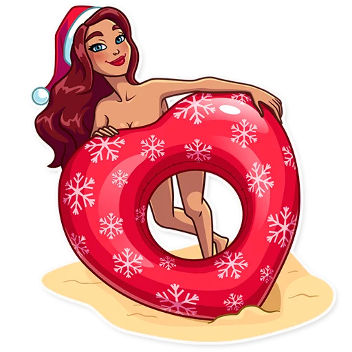❤️ Стикер «Tropical Holidays» для Telegram