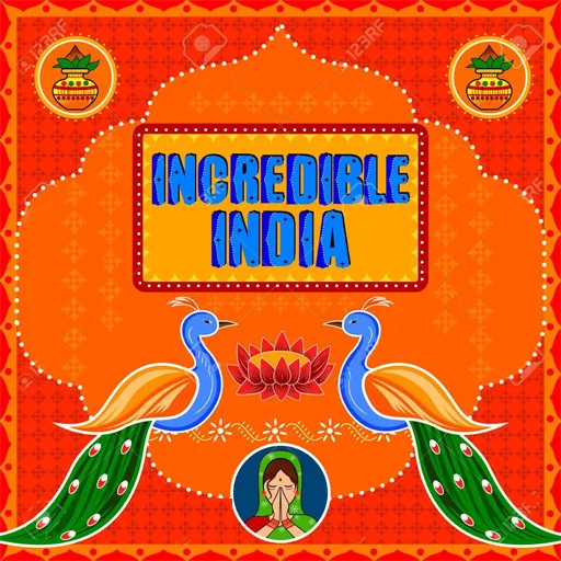 🇮🇳 Стикер «Truck Art» для Telegram