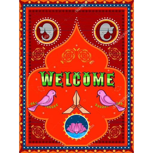 🙏 Стикер «Truck Art» для Telegram