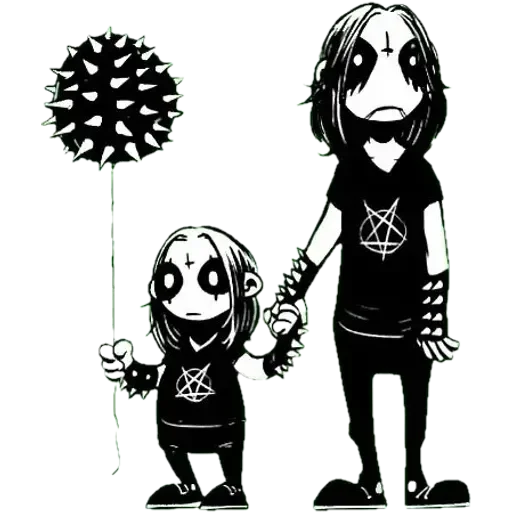 🎈 Стикер «True Black Metal» для Telegram