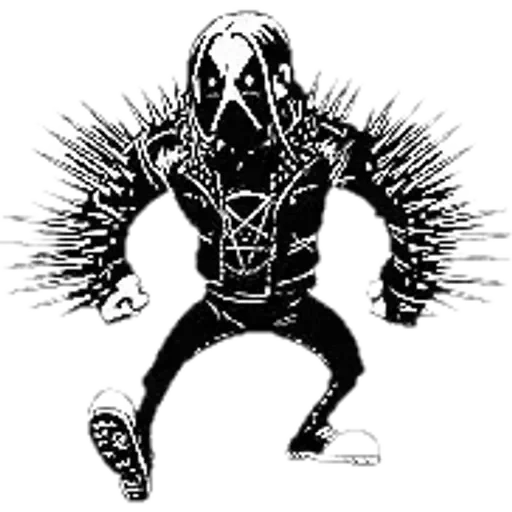 💪 Стикер «True Black Metal» для Telegram
