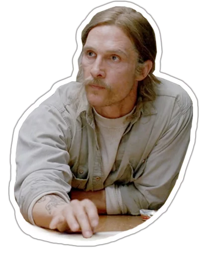 Стикерпак true-detective-captionless для Telegram — скачать