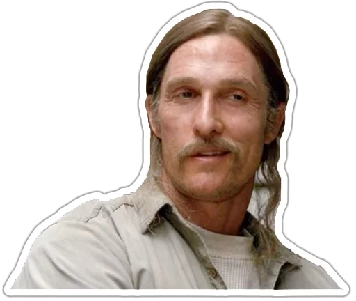 😏 Стикер «true-detective-captionless» для Telegram