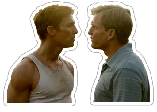 😾 Стикер «true-detective-captionless» для Telegram