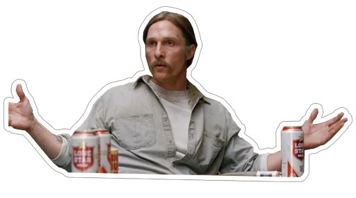 😯 Стикер «true-detective-captionless» для Telegram