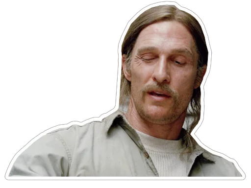 😌 Стикер «true-detective-captionless» для Telegram