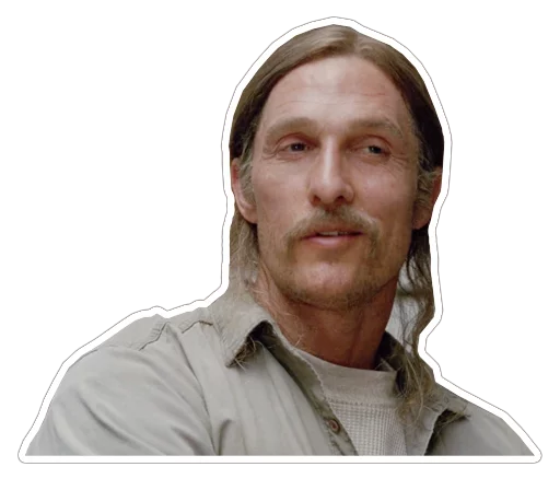 😏 Стикер «true-detective-captionless» для Telegram
