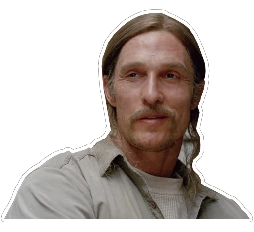 😀 Стикер «true-detective-captionless» для Telegram