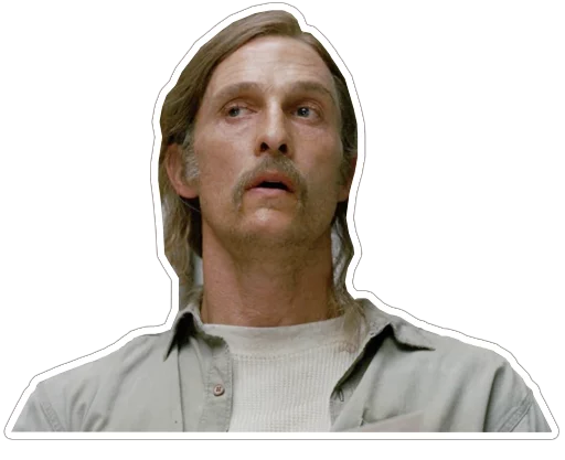 😧 Стикер «true-detective-captionless» для Telegram