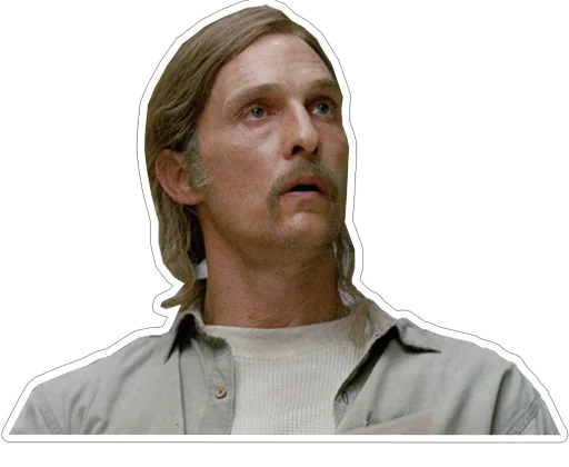 😐 Стикер «true-detective-captionless» для Telegram