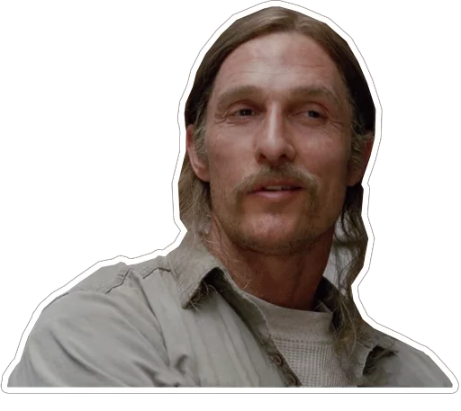 😏 Стикер «true-detective-captionless» для Telegram