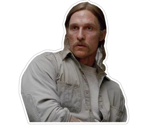 😳 Стикер «true-detective-captionless» для Telegram