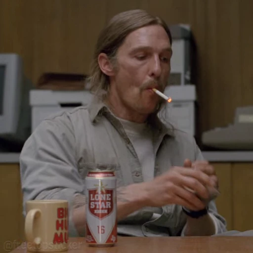 🚬 Стикер «True Detective» для Telegram
