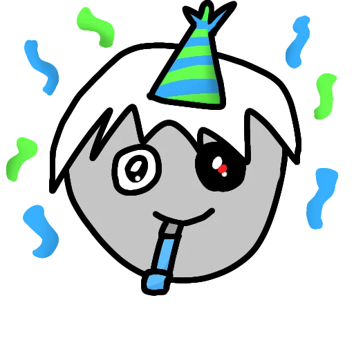 🥳 Стикер «гул» для Telegram