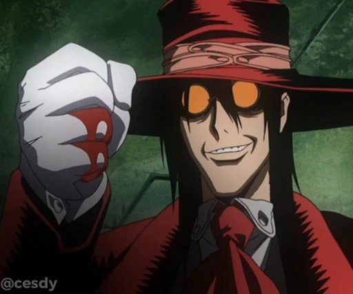 🍷 Стикер «Alucard» для Telegram