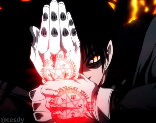 🩸 Стикер «Alucard» для Telegram