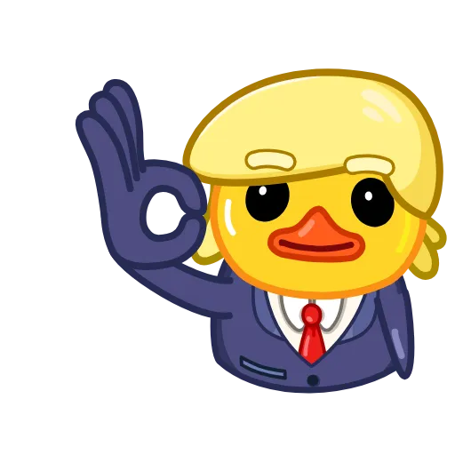 👌 Стикер «Trump Duck» для Telegram