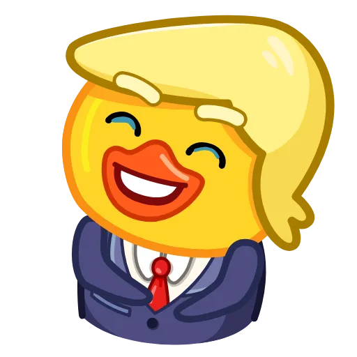 😂 Стикер «Trump Duck» для Telegram