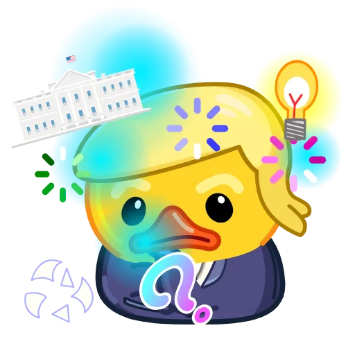 🤔 Стикер «Trump Duck» для Telegram
