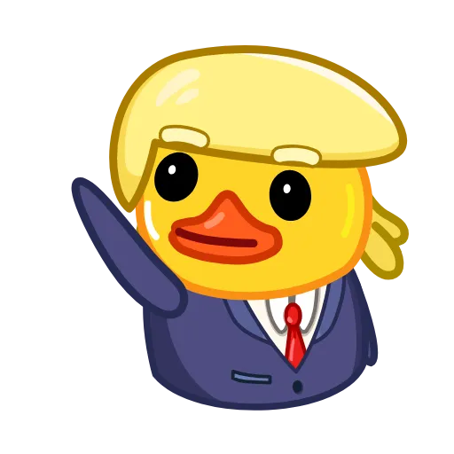 🫵 Стикер «Trump Duck» для Telegram