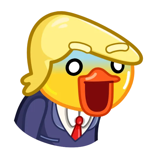 😱 Стикер «Trump Duck» для Telegram