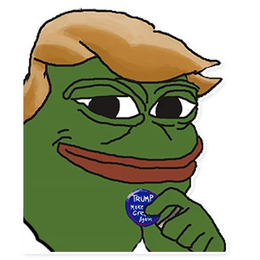 😌 Стикер «PepeTrump» для Telegram
