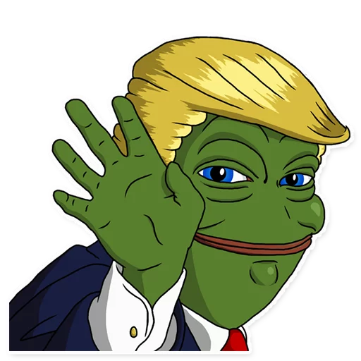 🤗 Стикер «PepeTrump» для Telegram